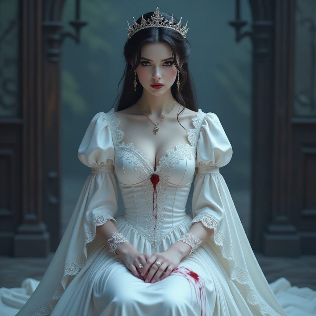 Fantasy Horror Princess in Gothic Style