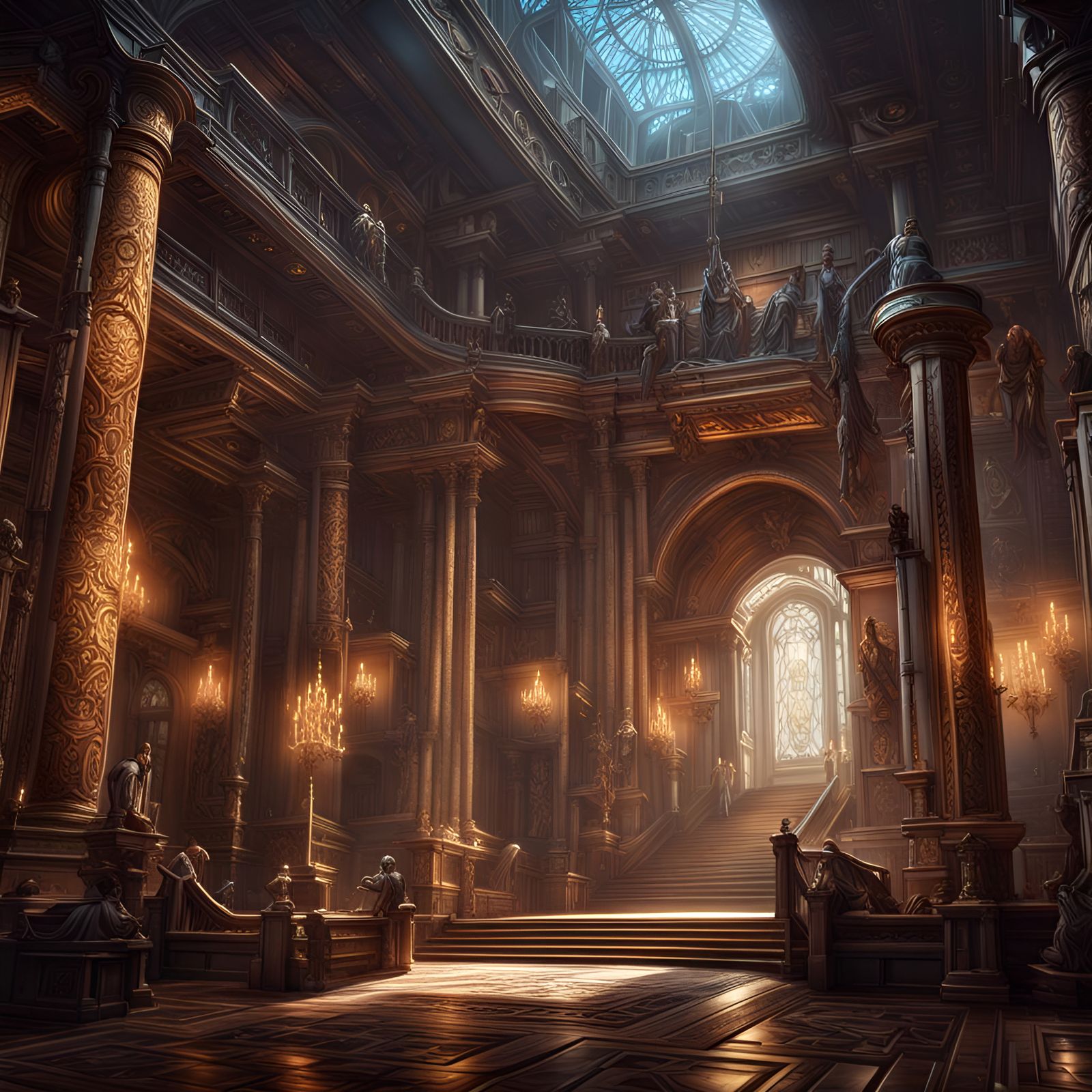 Epic Comic Book Art in 3D Game Style