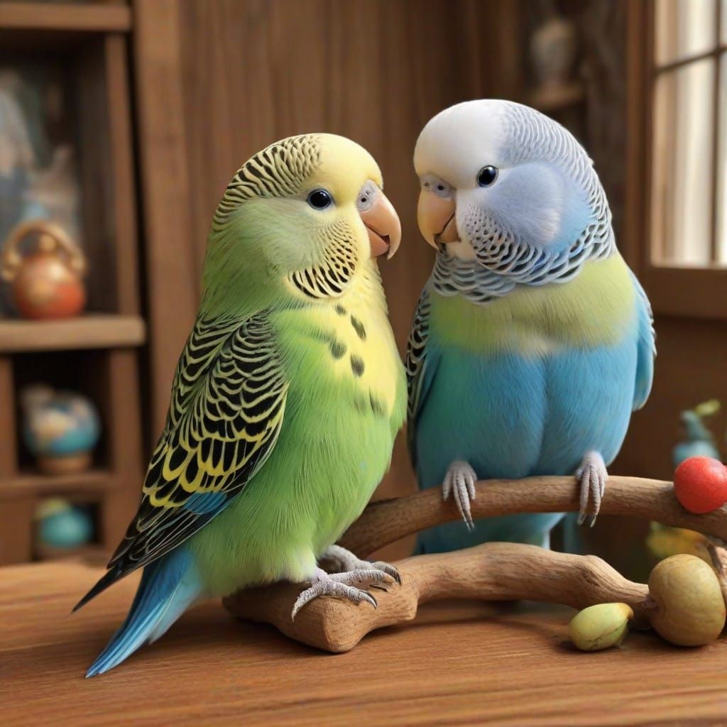 The magic budgie birds