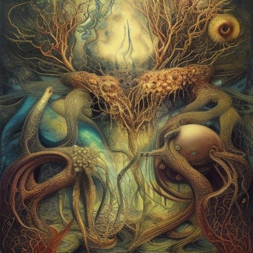 Hauntingly Beautiful Dreamscape by Masnyy, Arrivabene and Wu