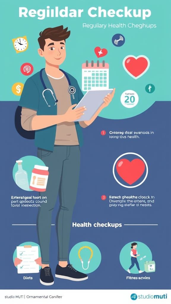 Promoting Healthy Habits with Vibrant Infographic Design