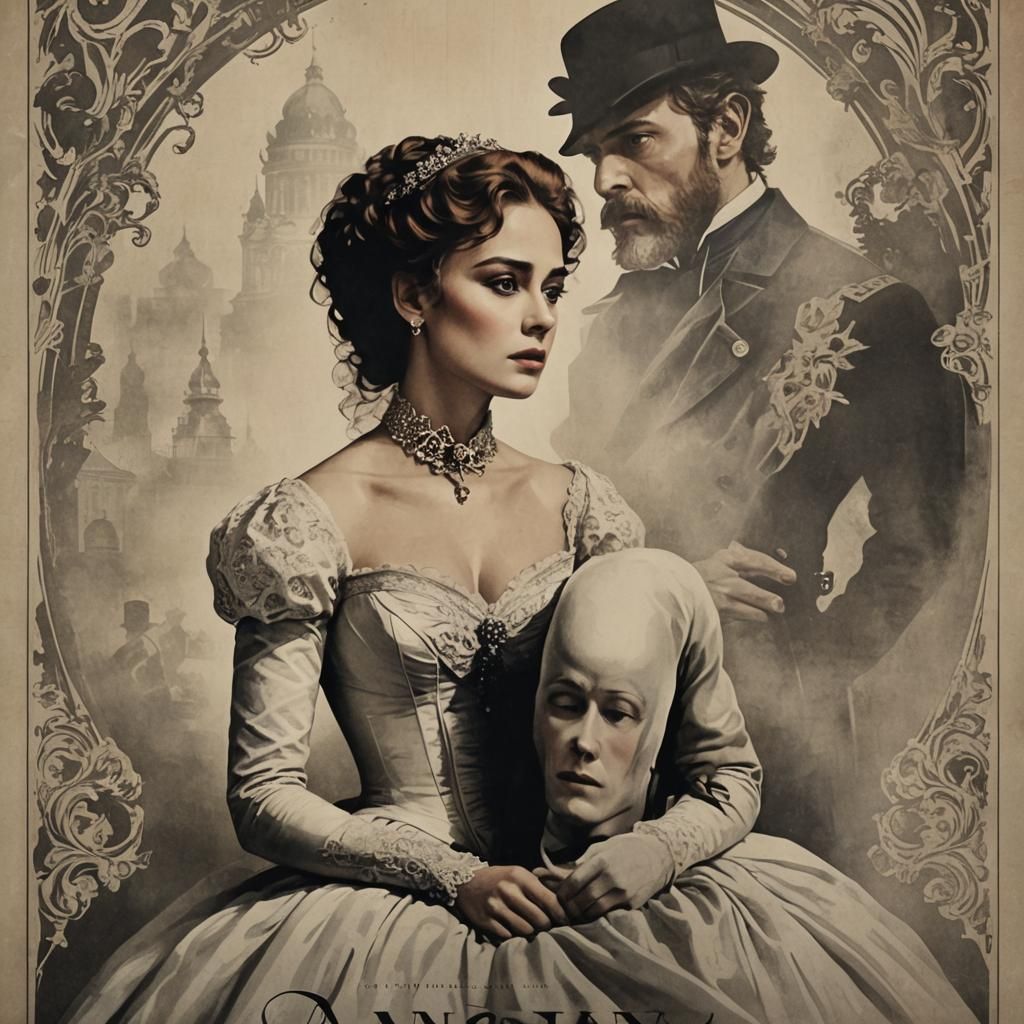 Modern 'Anna Karenina' Movie Poster in Magazine Style