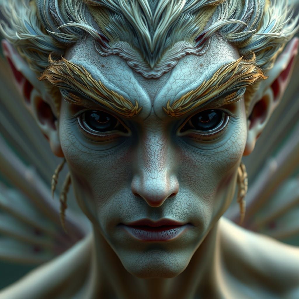 Male Fairy in Rich, Fantasy-Inspired Art