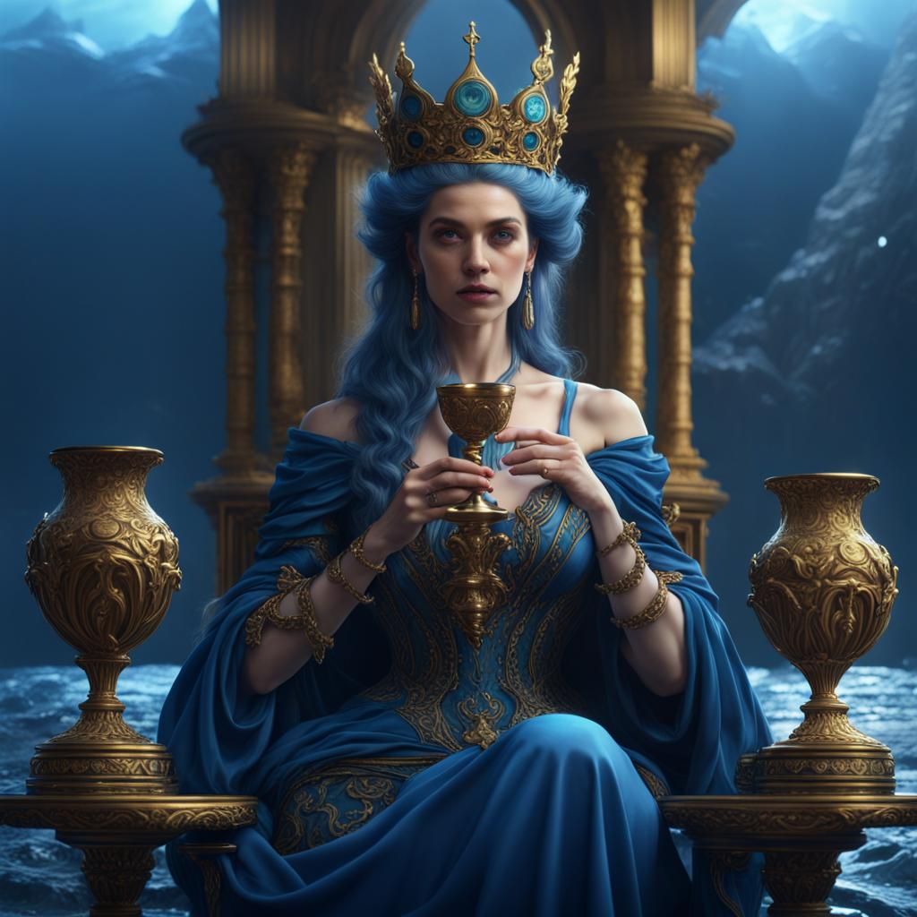 Queen of Cups Fantasy Concept Art