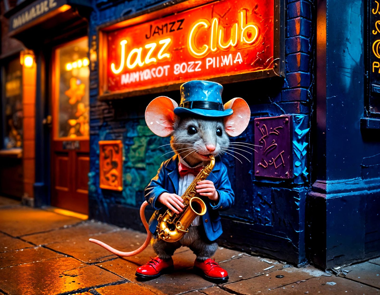 Midnight Jazz in Harlem: A Mouse's Serenade