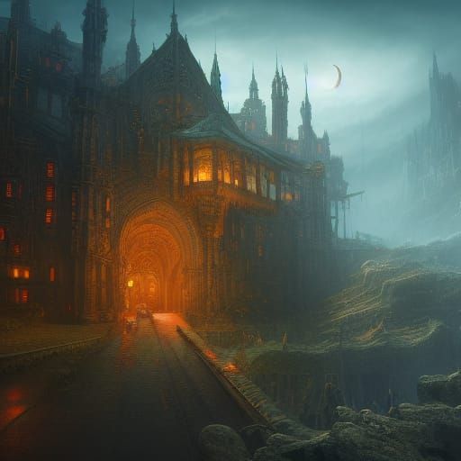 Fantastical Insomnia Concept Art in Deep Color