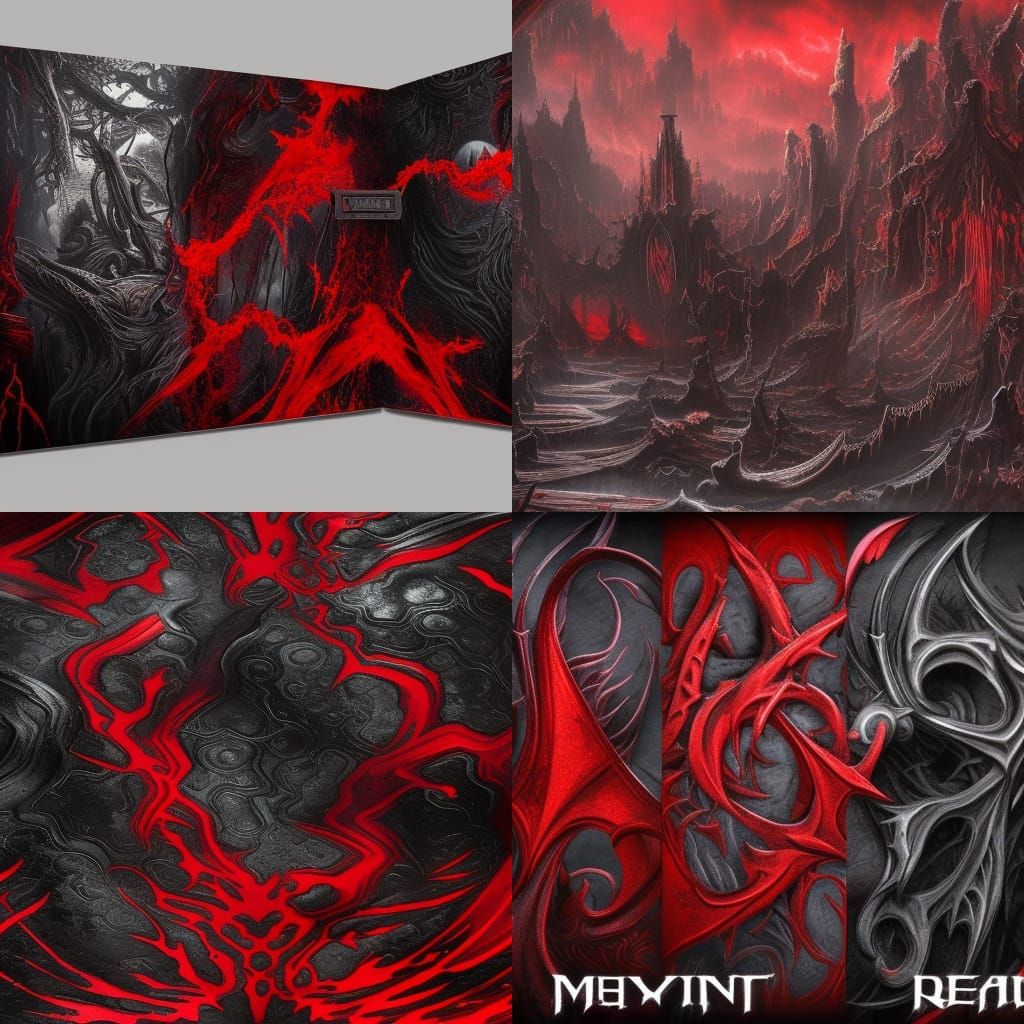 Carnage: Dark Metal Monster in Detailed Matte Painting