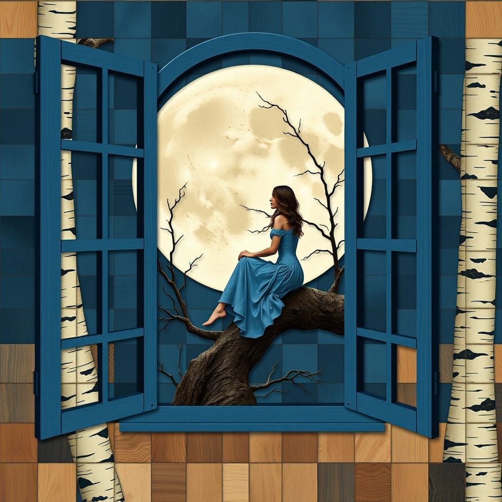 Geometric Abstraction on the Lunar Surface