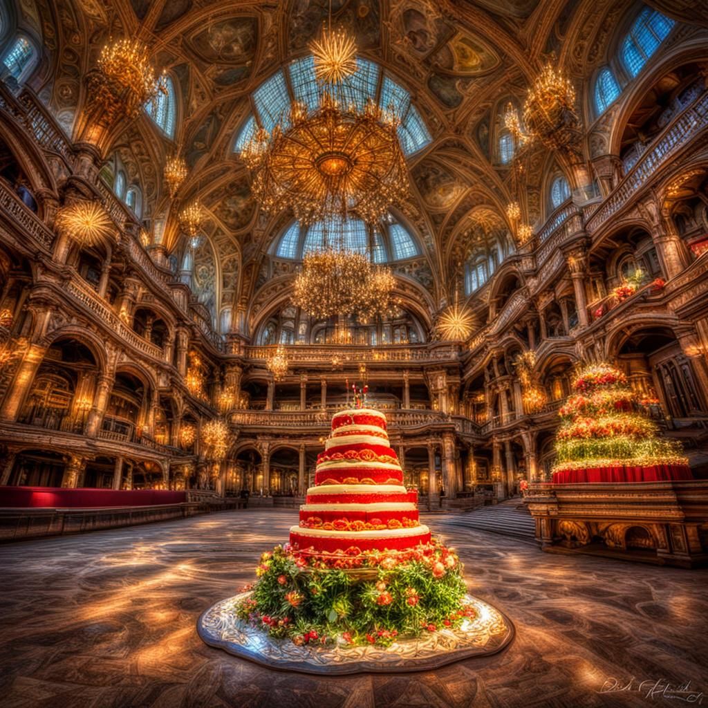 Joyful Birthday Celebration in Hyperrealistic Style