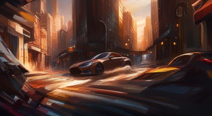 Hyperrealistic Face with Dramatic Lighting and Color