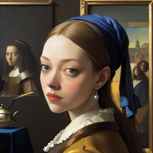Girl with Pearl Earring Oil Painting