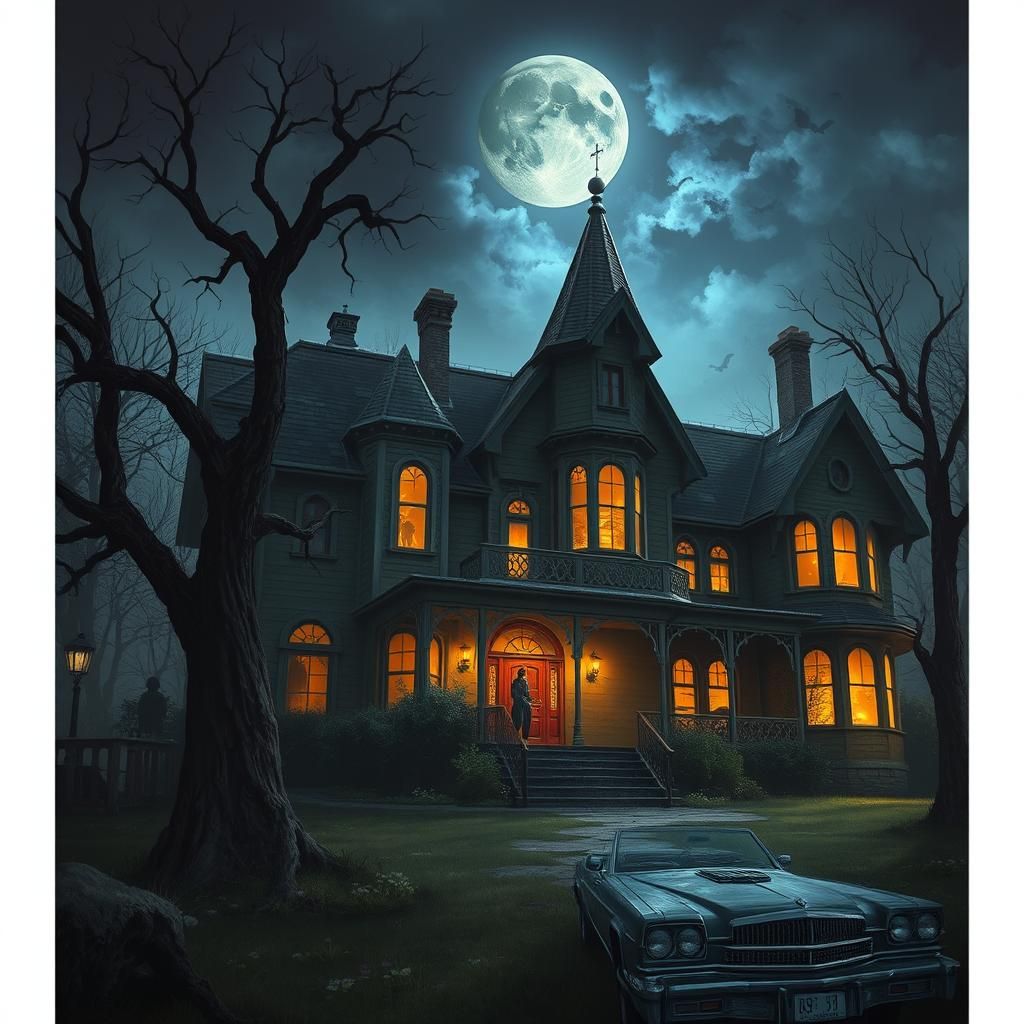 Creepy Haunted House: Detailed Matte Painting in Unreal Engi...
