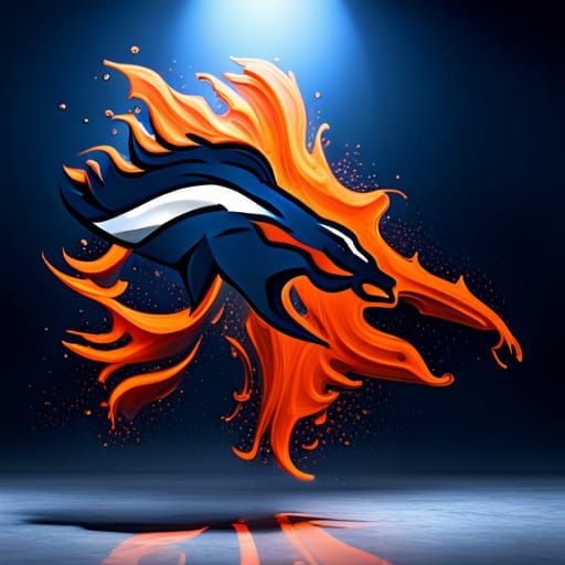 Redesigned Denver Broncos Logo