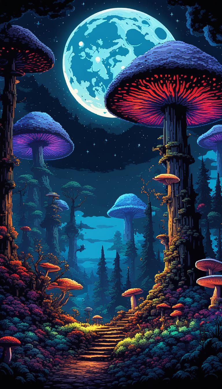 Sporewood Glades; Mobile Wallpaper