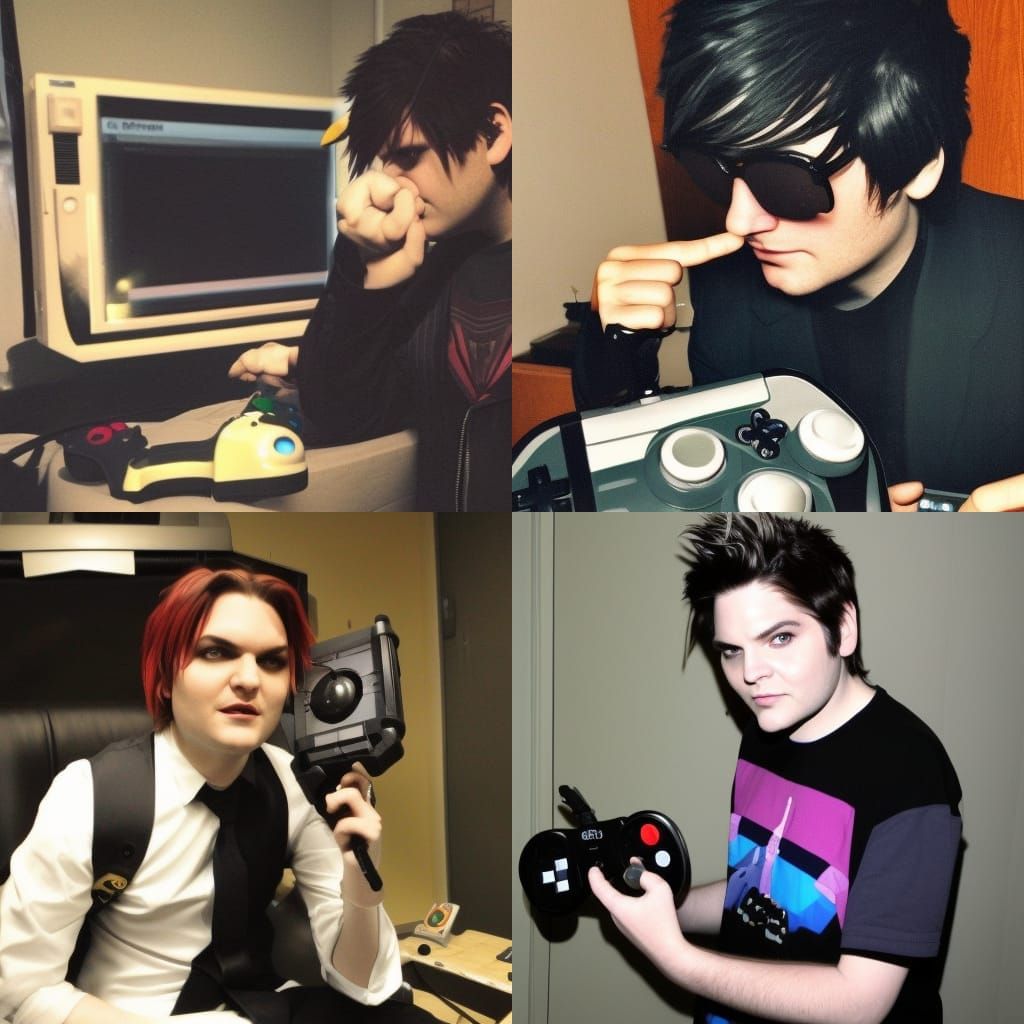 Person Immersed in Nintendo GameCube Gaming