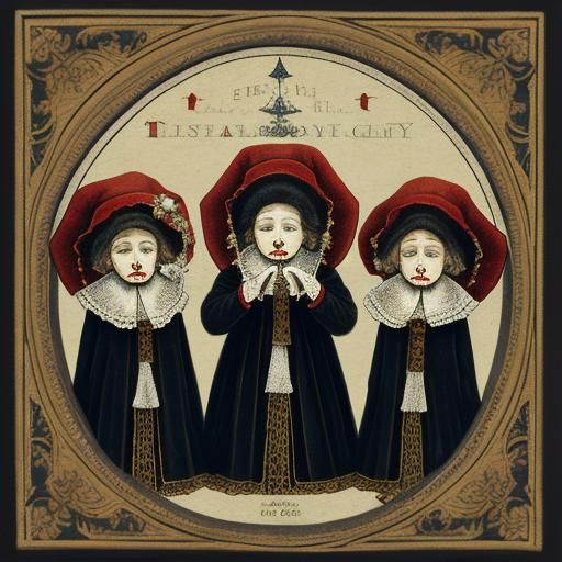 Victorian Carolers in Winter City: A Hypnotic Scene