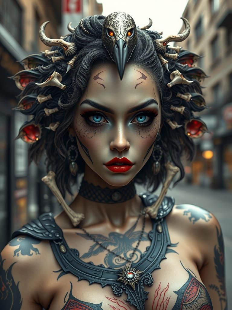 Ethereal Beauty with a Dark Secret: A Haunting Urban Fantasy...