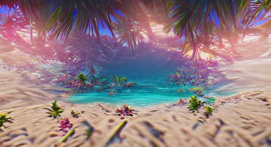 8k Resolution Tropical Beach Paradise