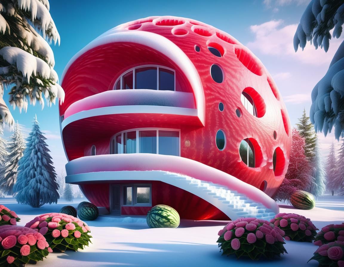 Ice sculptured watermelon home (Juggernaut XL v5)