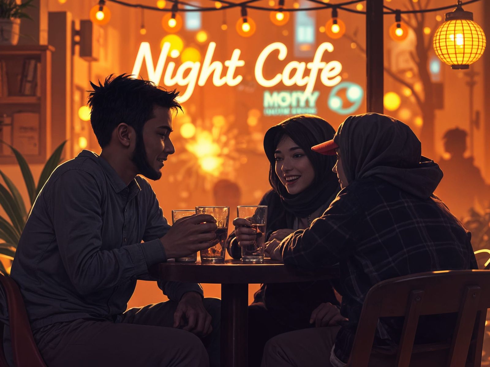 Surreal Harmony Blooms in Digital Oasis