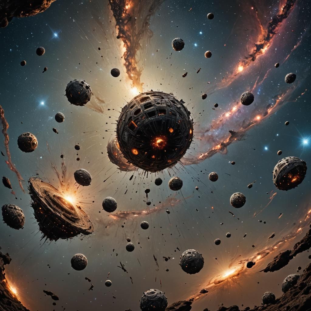 Accretion Disc Escapees: Hyperrealistic Cosmic Horror