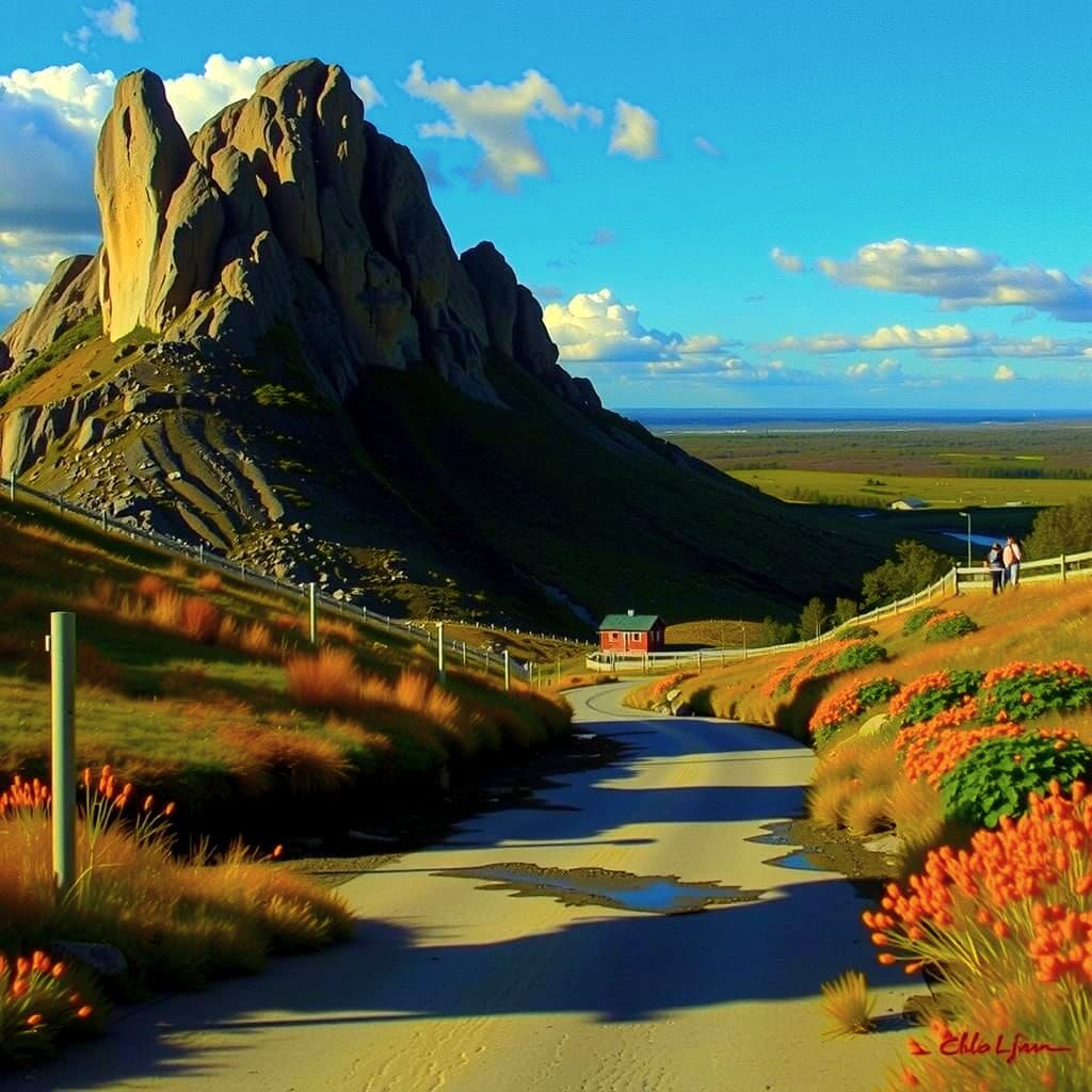 Vibrant Geometric Hyperrealism in Photorealistic Detail