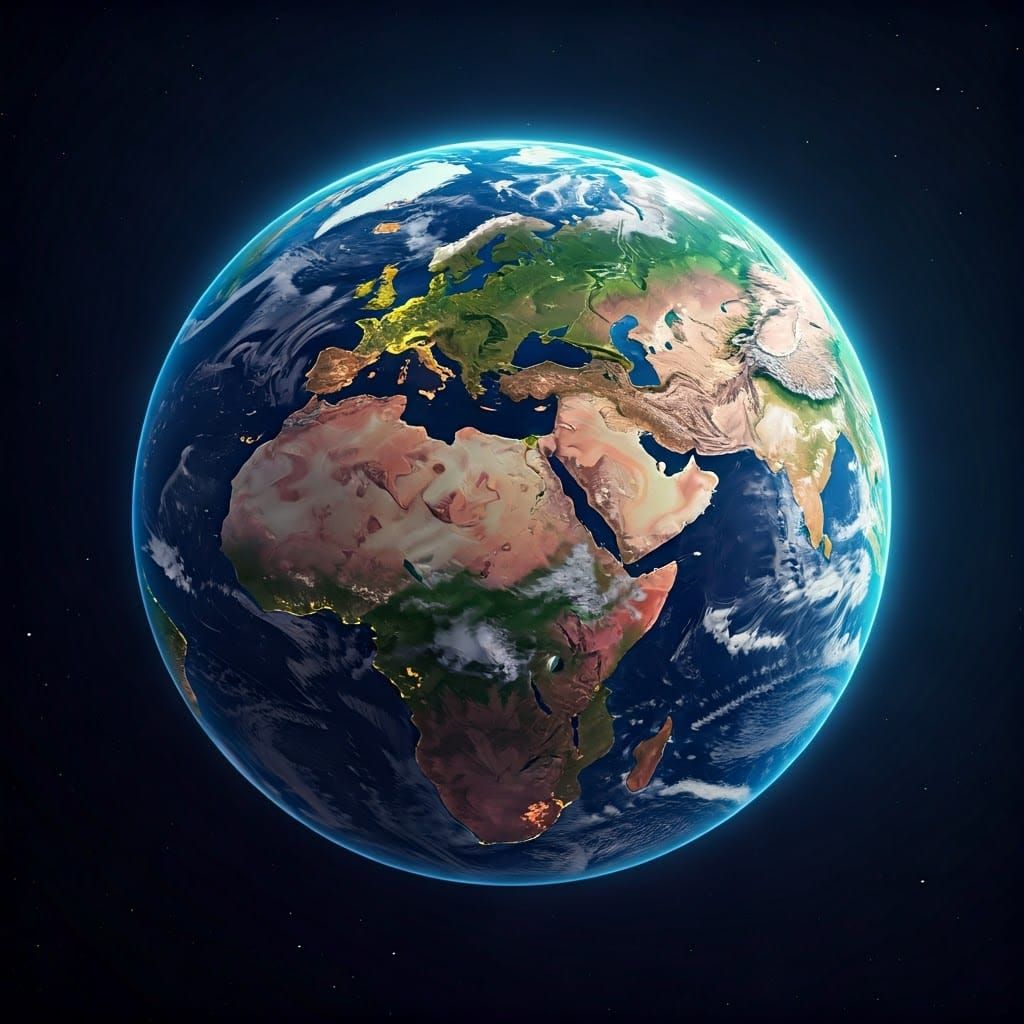 Surreal 8K Earthscape in Anime-Inspired Artistry