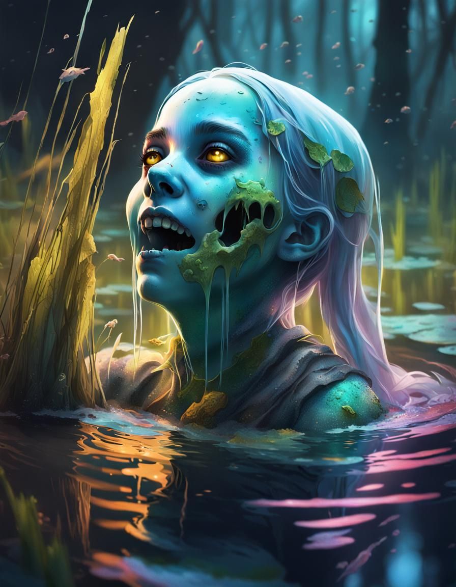 A prompt by
Z-sorcerer @Z-sorcerer
Flotting scary cute ghost...