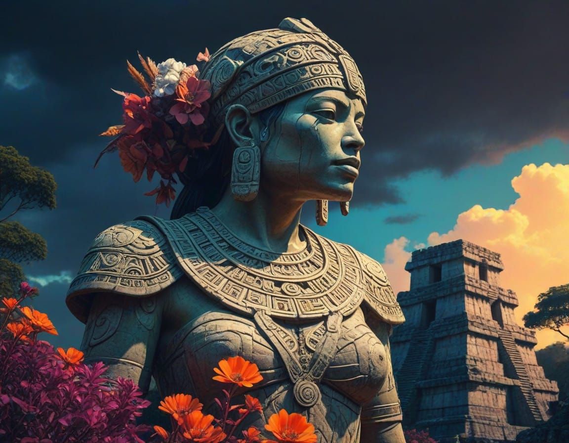 Surreal Phantasmagorical Savannah with Weather-Beaten Bones