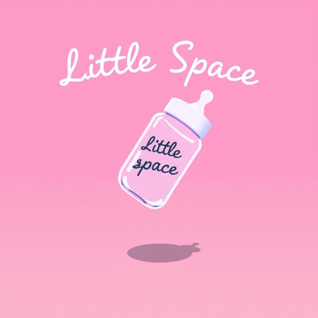 Baby Bottle in Anime Style for Little Space