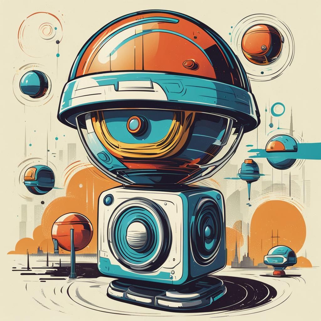 Retro Futuristic Toy Yoyo