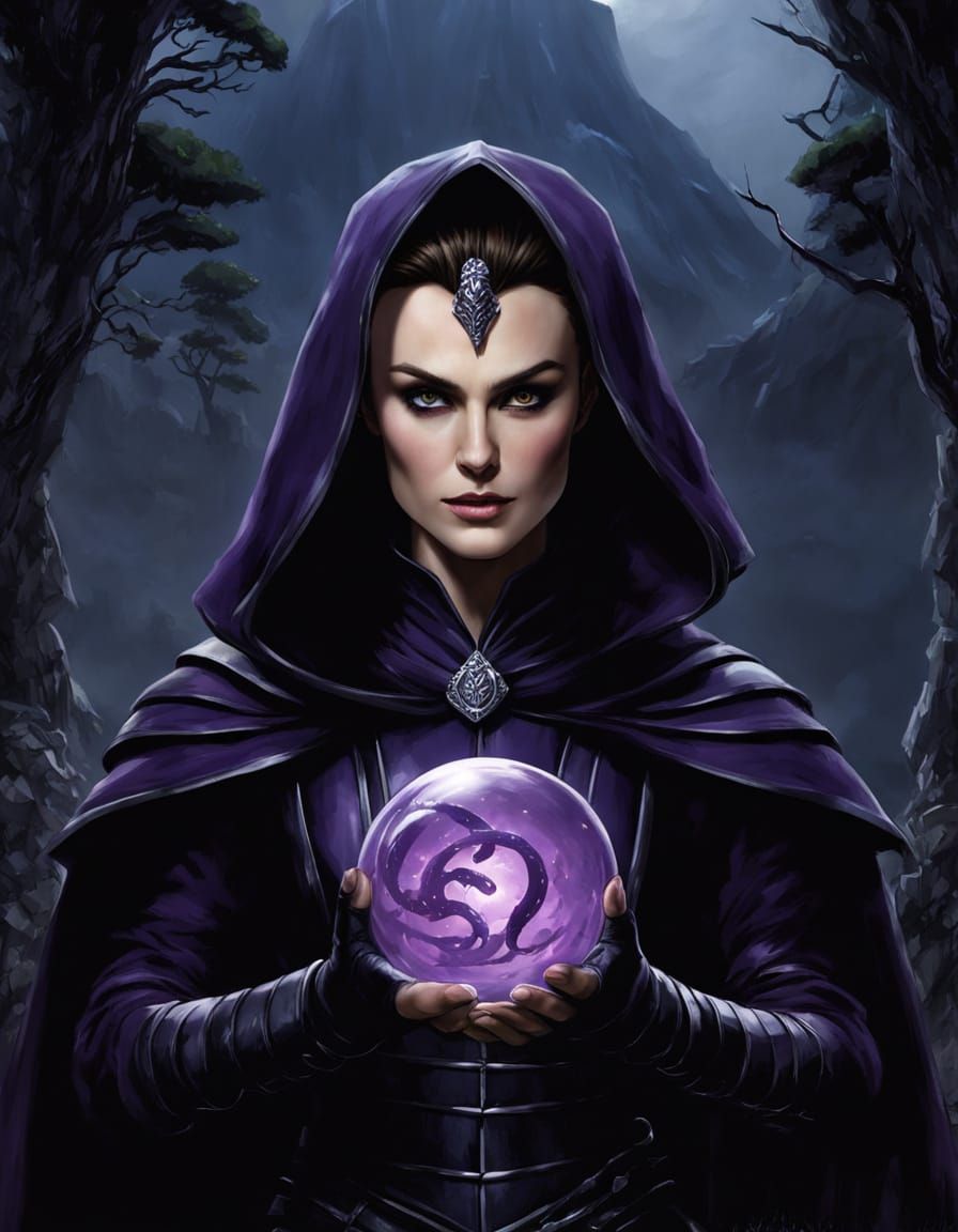 Keira Knightley as Evil-Lyn, Detailed Full Body Portrait