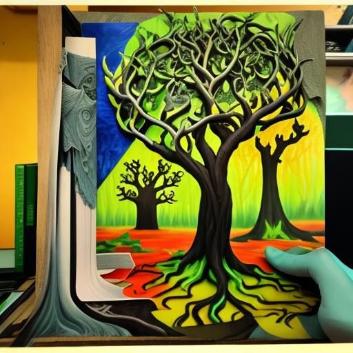 The Tree of Knowledge: Photorealistic 3D Render