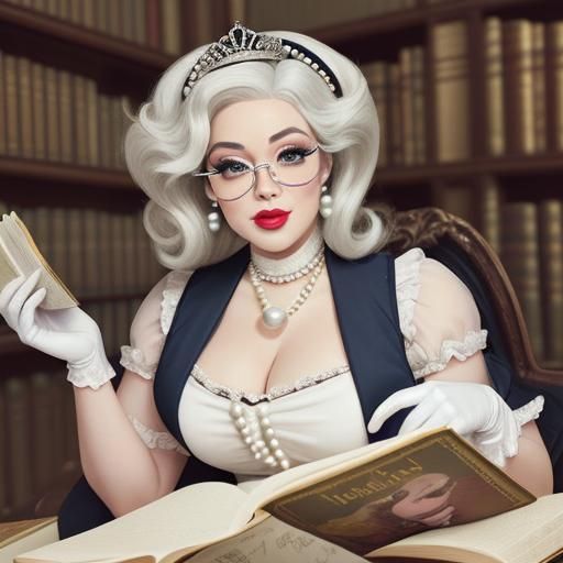 Drag Queen Reading to Children at Library