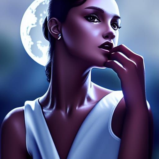 Abstract Beauty Generated by AI