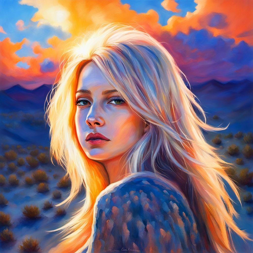 Desert Sunrise Landscape