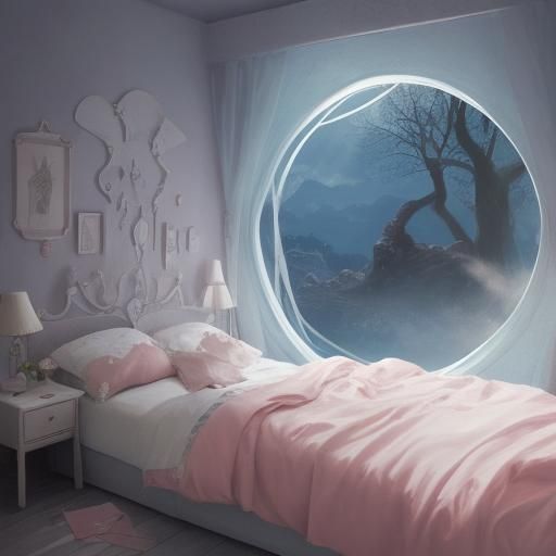 Abstract Dreamscape Generated by AI