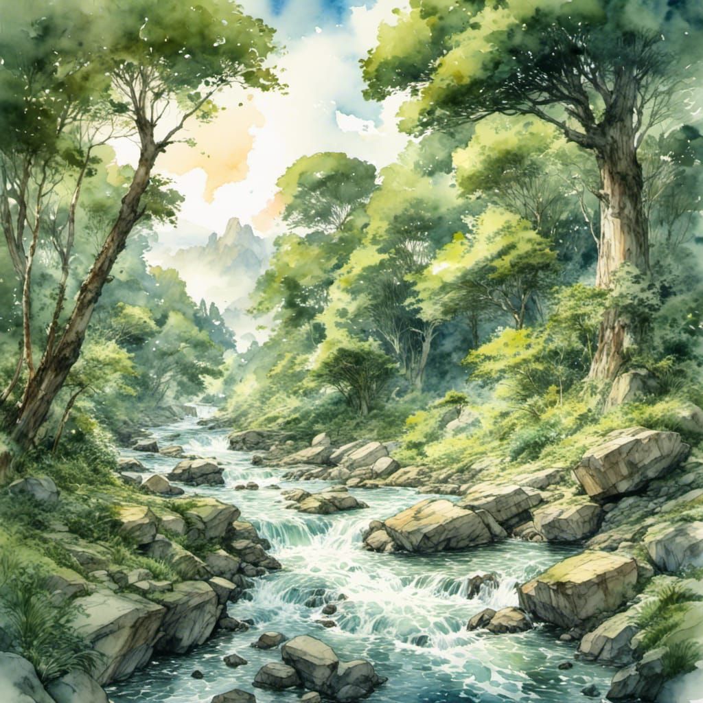 Anime Stream: Ribbon and Sword in Ghibli Style