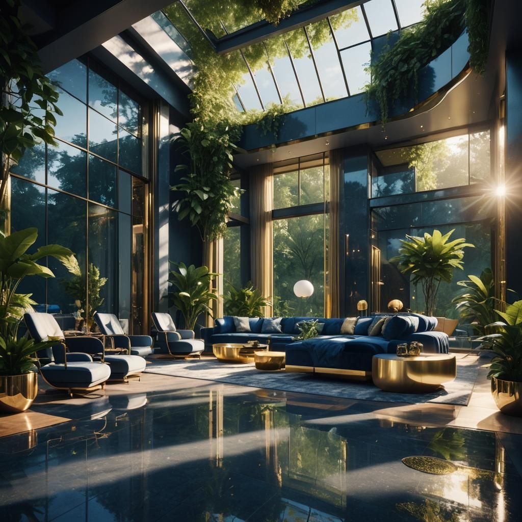 Luxury Modern Villa in Prague in Digital Art