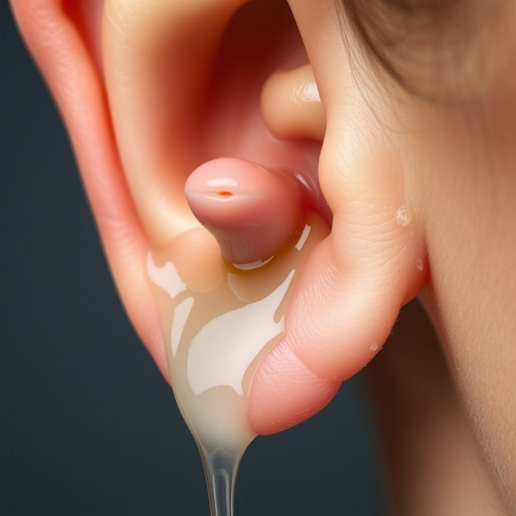 Wax Sculpture with a Dripping Nose