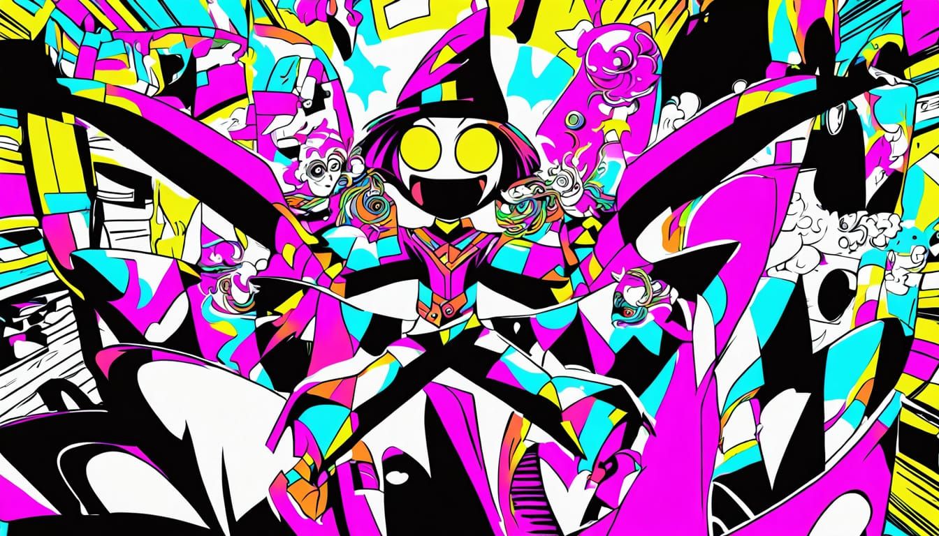 Vibrant Anime Pop Art of Madison Beer