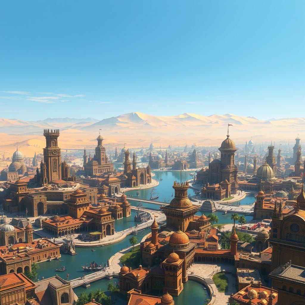 Volenfell, Capital City of the Dwemer, in its Prime