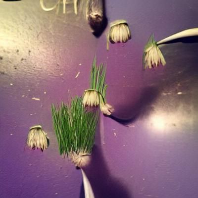 An AI Image of Chives