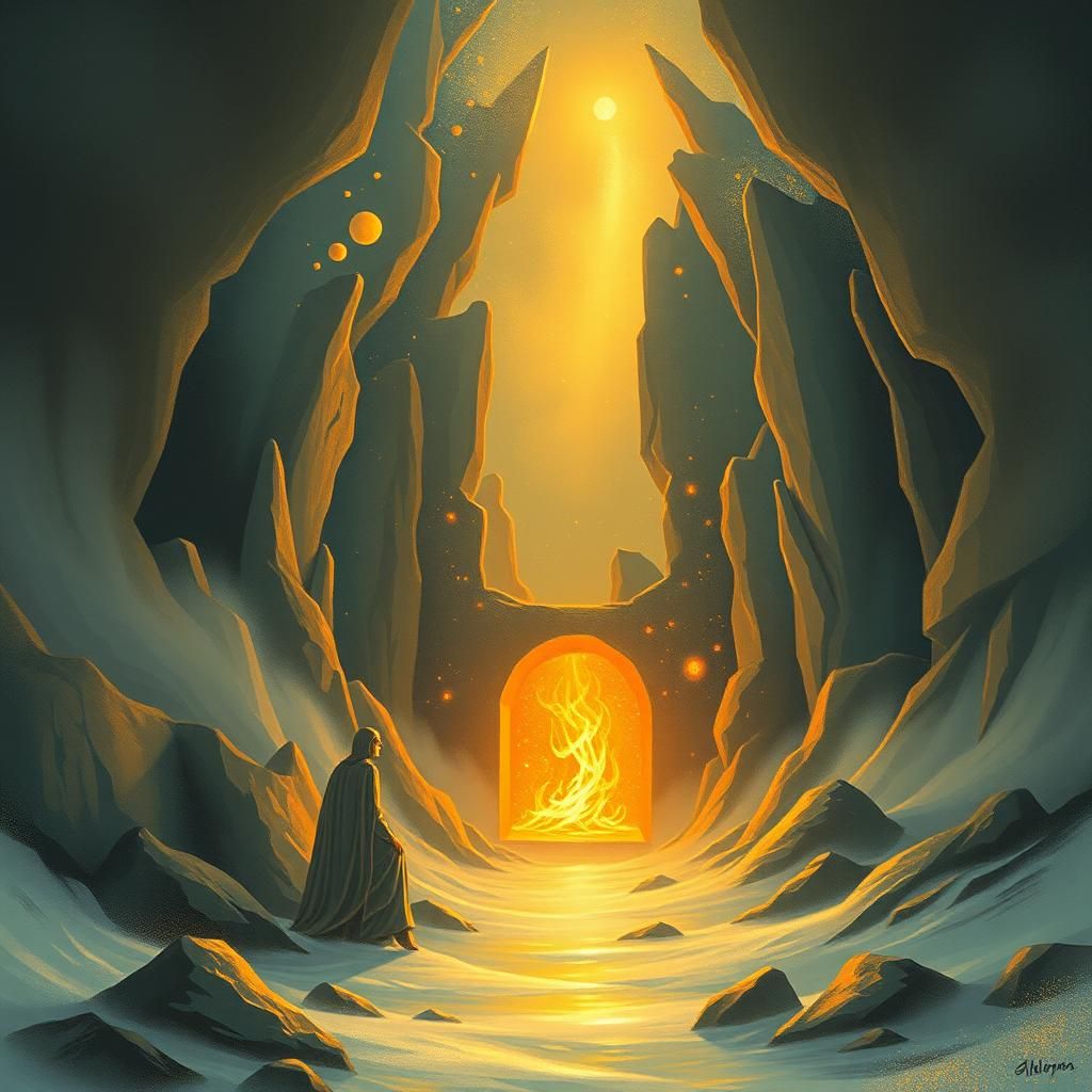 Dreamlike Visions of Far Lands and Golden Mist