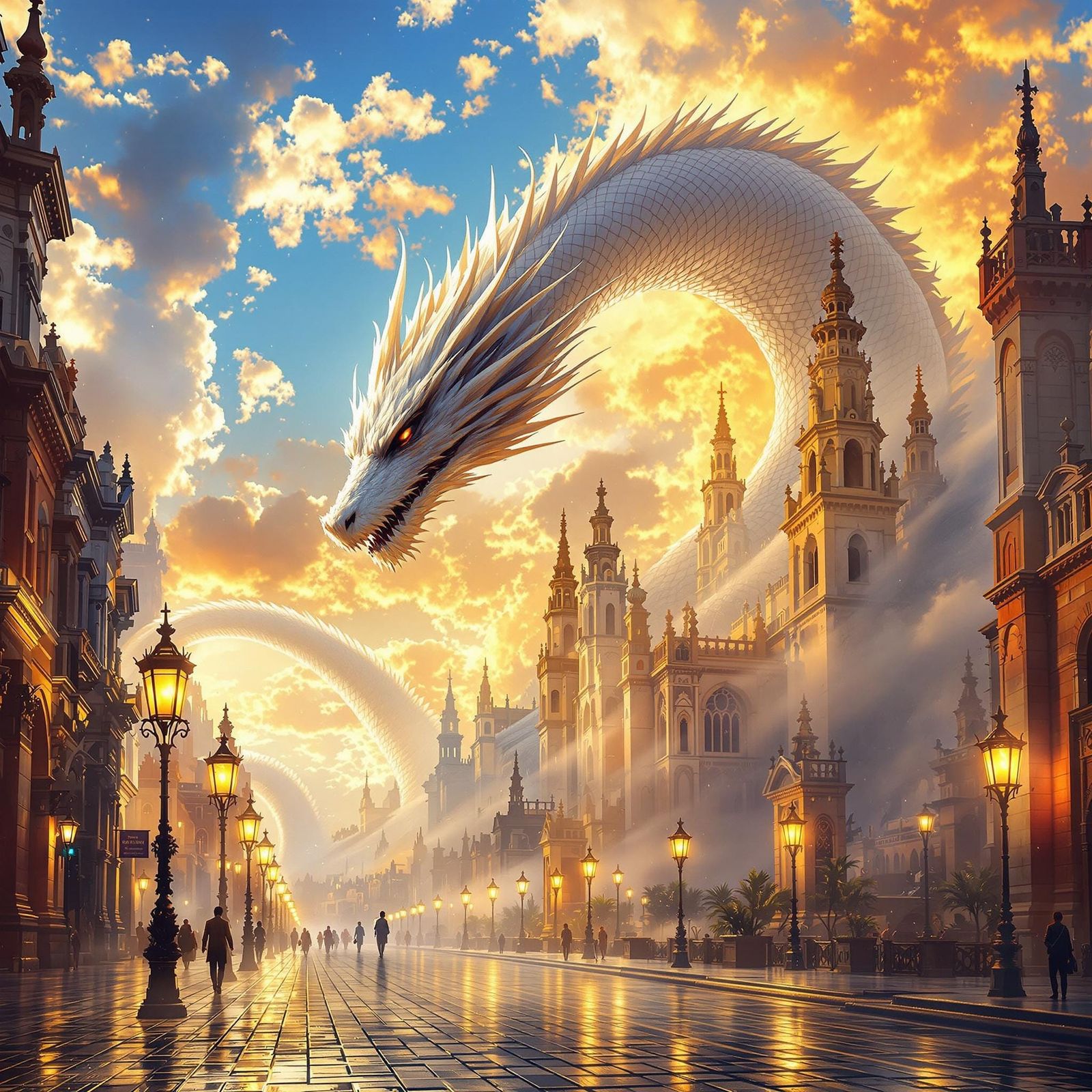 A Gothic Dragon Descends Upon Seville Cathedral