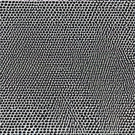 Endless Mirrored Abyss in Kinetic Pointillism