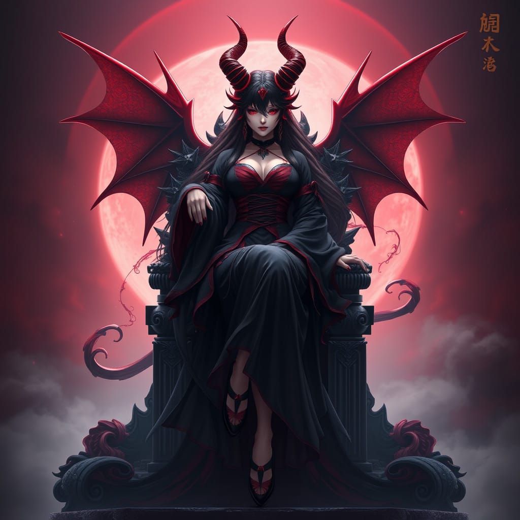 Regal Underworld Queen Rules with Dark Majesty