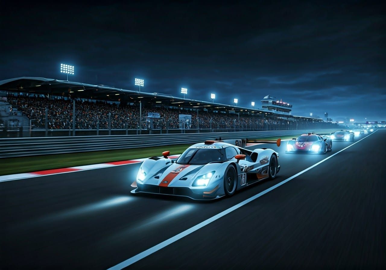 Futuristic Le Mans Endurance Race