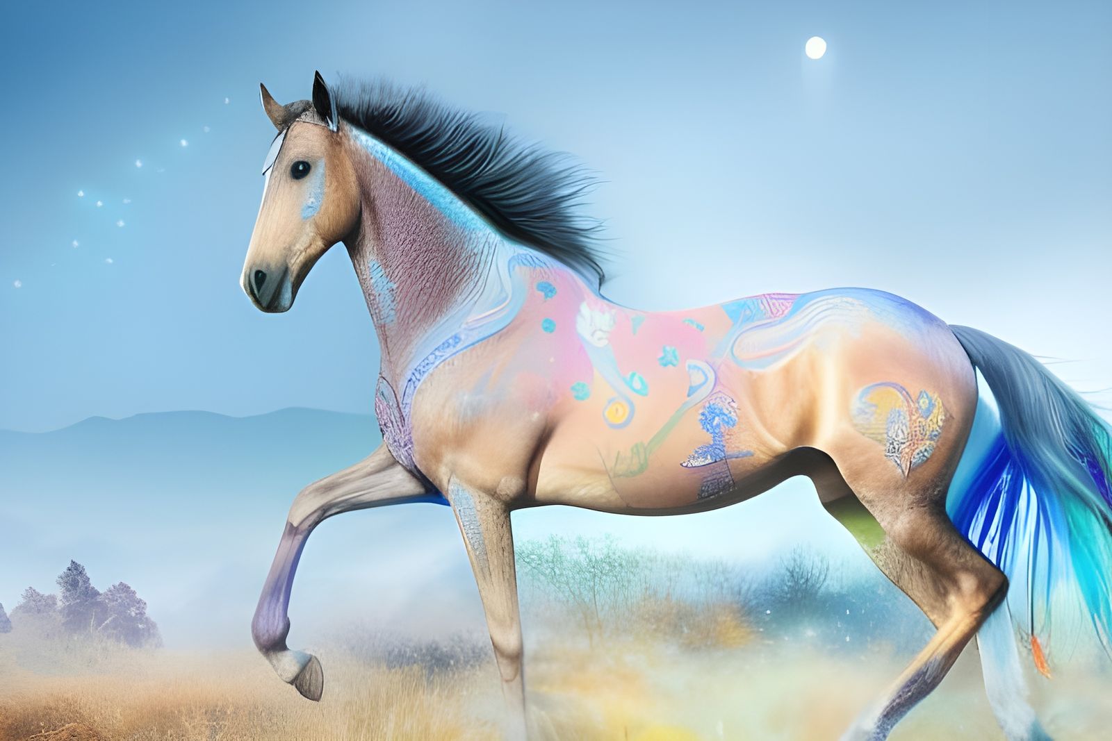 Iridescent Horse