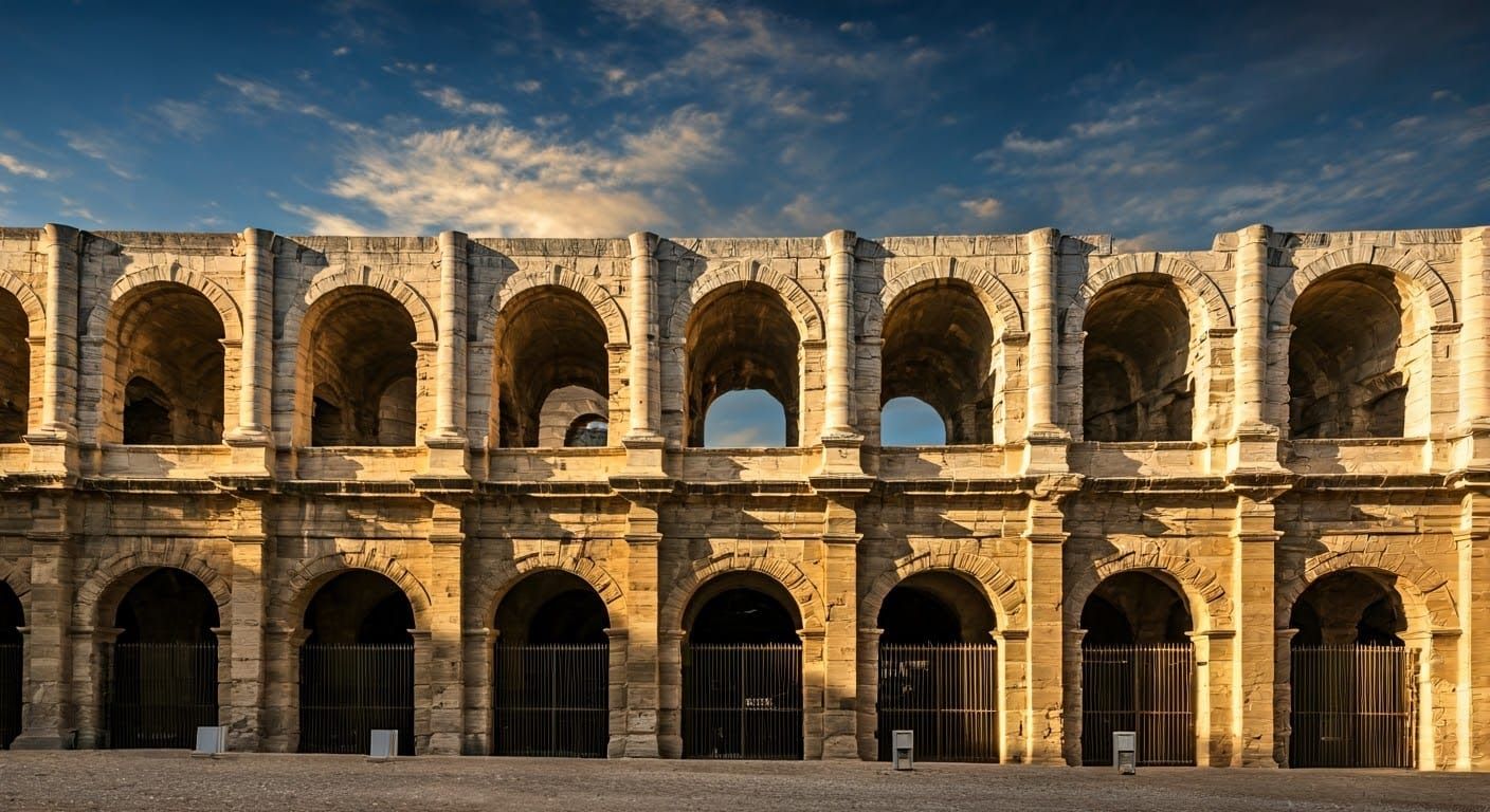 Arles Amphitheater: Roman Architecture in HDR Photography
